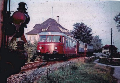 historischen MAN-Triebwagen