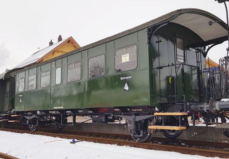 SAB Württemberger Wagen Nr. 2732 in Hauptuntersuchung