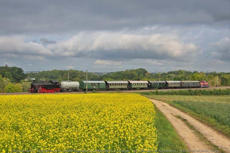 Überführung 97 501 zwischen Reutlingen und Plochingen