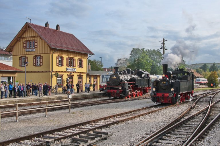 Die kleine T3 begrüßt ihre große Schwester in Münsingen