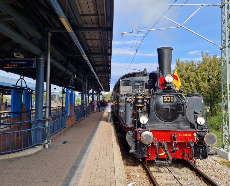 Fahrbereit in Achern zur Fahrt für geladene Gäste am 23.09.