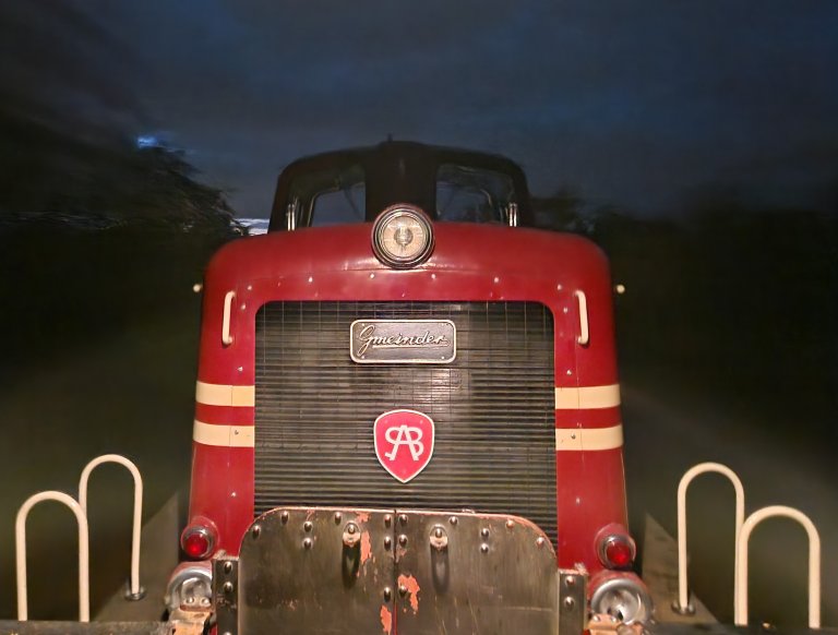 Stimmungsvolle Abendfahrt nach Achern mit der V70