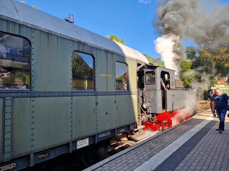 Genug Kesseldruck für die Weiterfahrt nach Furschenbach